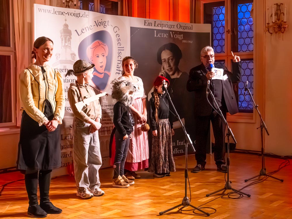Feier in Leipzig, der Alten Börse, 30 Jahre Lene Voigt Gesellschaft e.V.