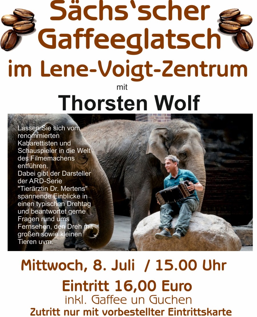 Sächsscher Gaffeeglatsch mit Thorsten Wolf